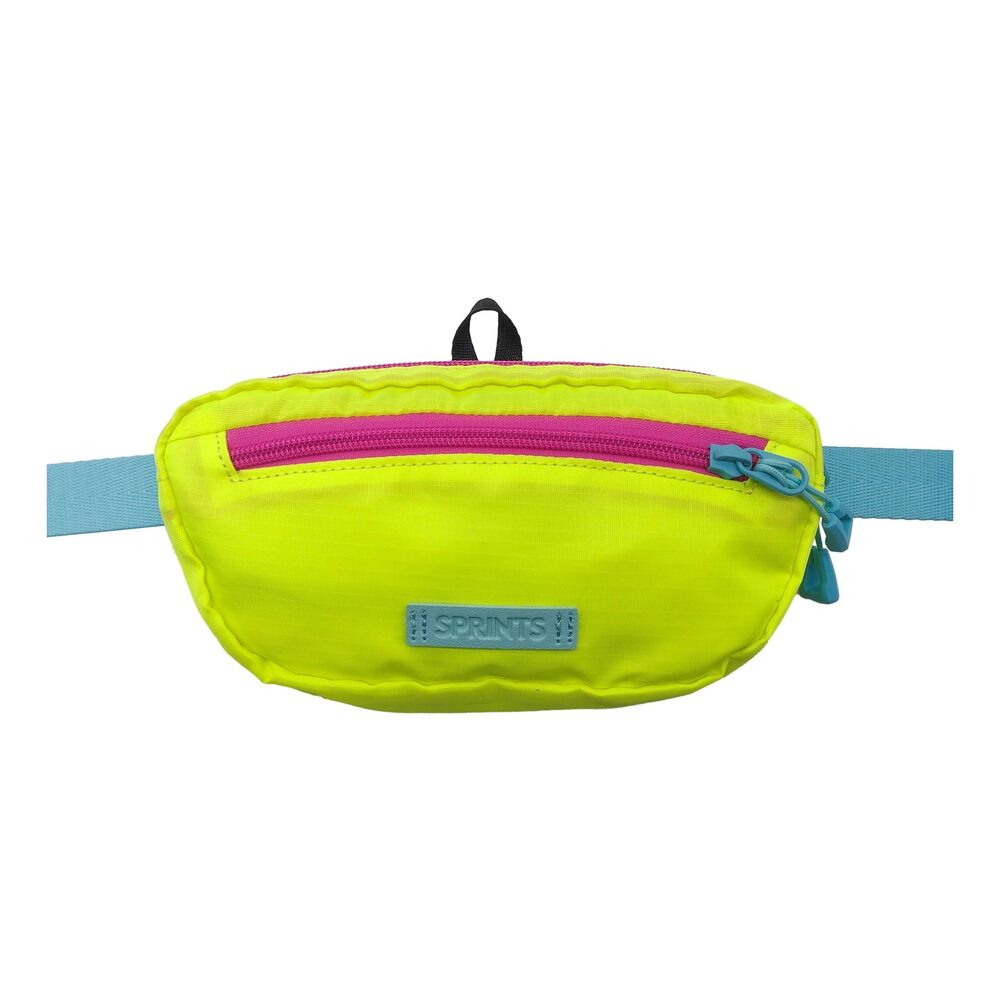 6179 Small Cross Body Sling It Bag Alien Acid Glow